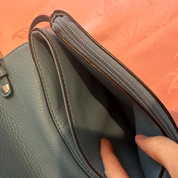 Michael Kors blue leather crossbody chain bag - Picture 8 of 13